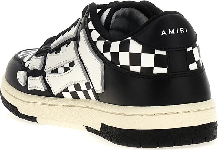 Amiri 'Checkered Skel Top Low' Sneakers - Image 3