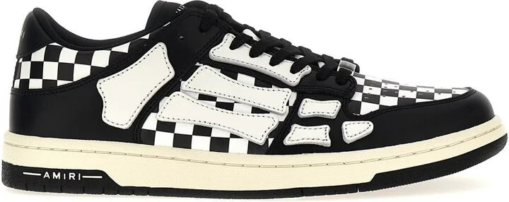 Amiri 'Checkered Skel Top Low' Sneakers