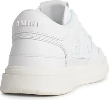 Amiri 'Classic Low' White Leather Blend Sneakers - Image 3