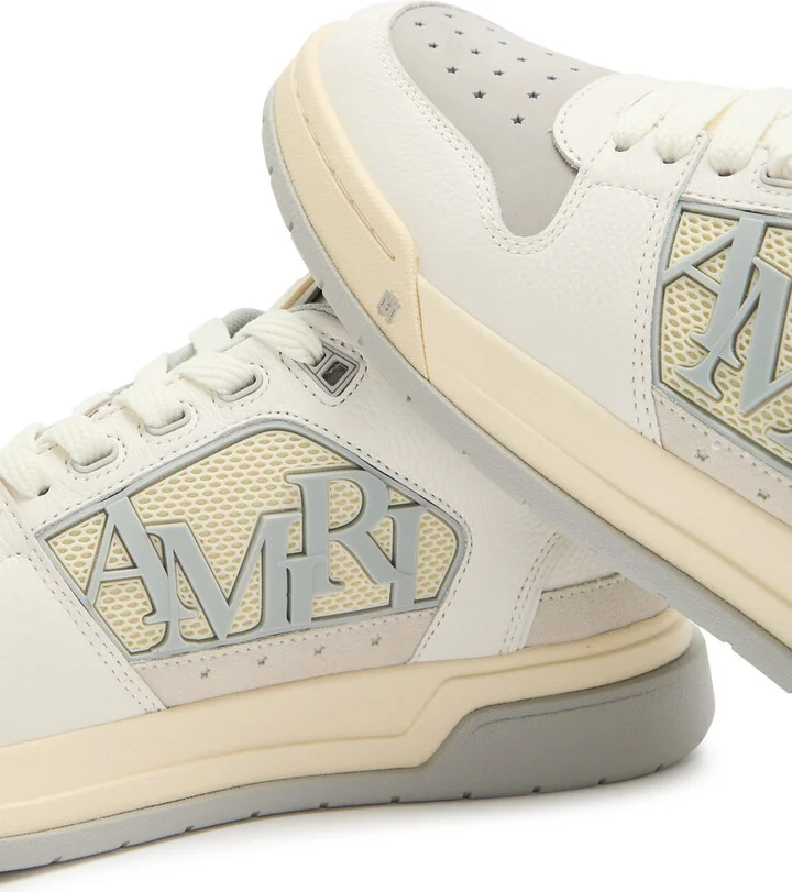 Amiri Classic Panelled Grained Leather Sneakers - Image 4