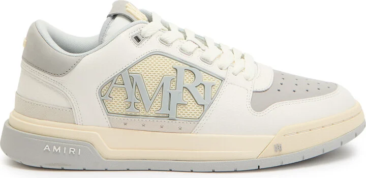 Amiri Classic Panelled Grained Leather Sneakers