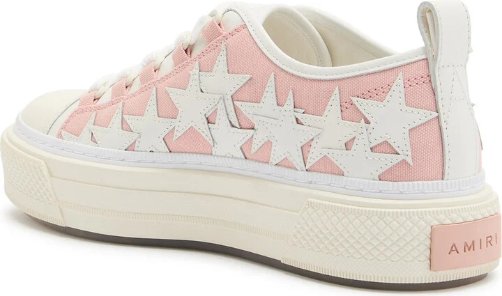 Amiri Court Low Appliquéd Leather Sneakers - Image 2
