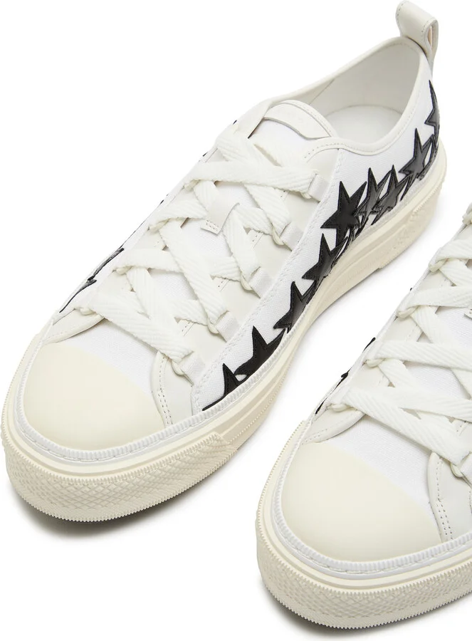 Amiri Court Low Appliquéd Leather Sneakers - Image 3