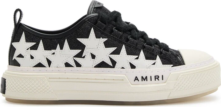 Amiri Court Low Glittered Sneakers