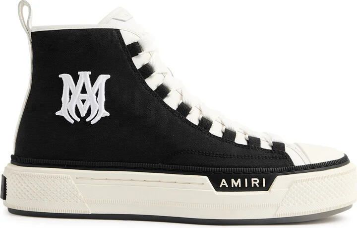 Amiri Court MA Canvas Hi-top Sneakers