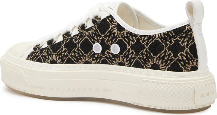 Amiri Court Panelled Leather Sneakers - Image 2