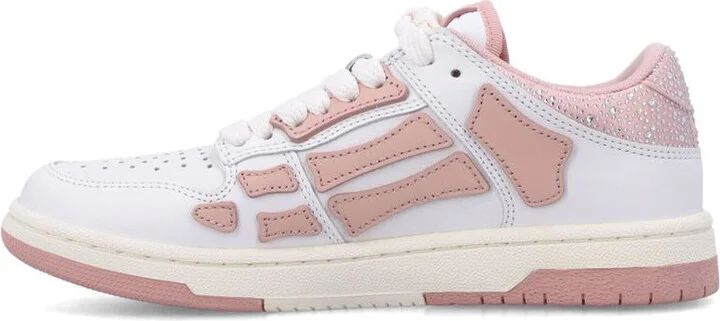 Amiri Crystal Satin Skel Top Low Woman'S Sneakers - Image 3