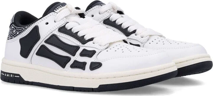 Amiri Crystal Satin Skel Top Low Woman'S Sneakers - Image 2