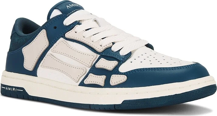 Amiri Debossed MA Quad Skel Top Low in Blue - Image 2
