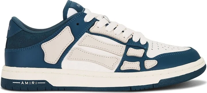 Amiri Debossed MA Quad Skel Top Low in Blue