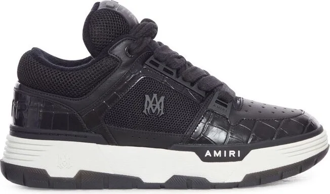 Amiri Embossed Lace-Up Sneakers