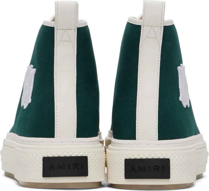 AMIRI Green 'MA' Court Hi Sneakers - Image 2