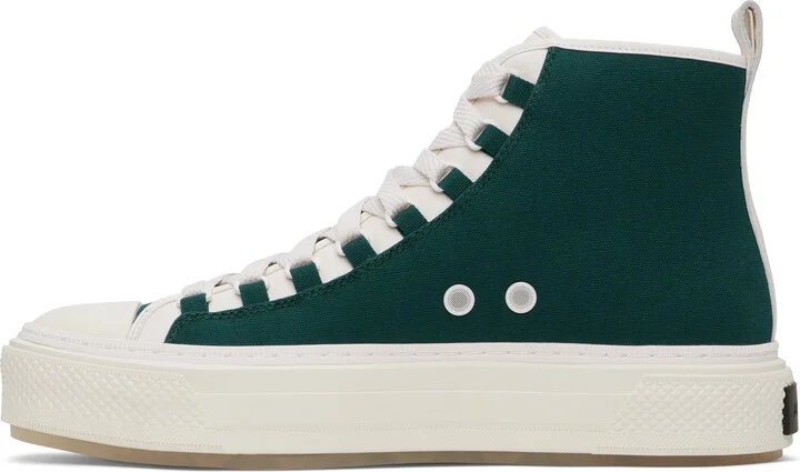 AMIRI Green 'MA' Court Hi Sneakers - Image 3