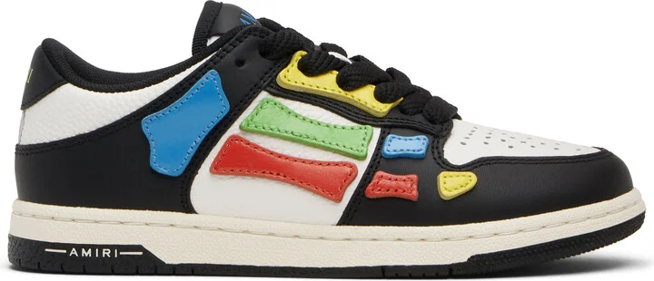 AMIRI Kids Black & Multicolor Skel Top Low Sneakers