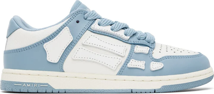AMIRI Kids Blue & White Skel-Top Low Sneakers