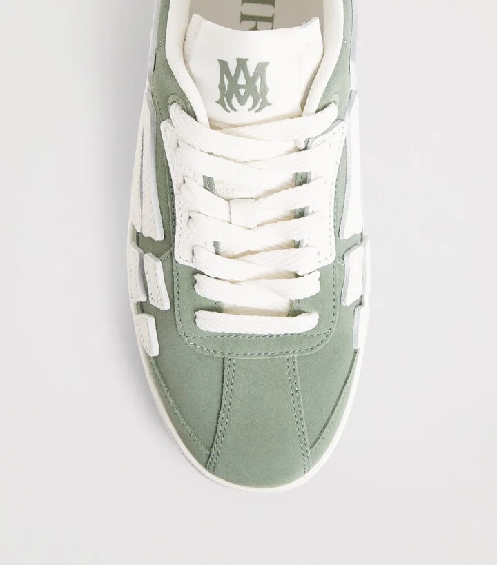 Amiri Leather Pacific Bones Sneakers - Image 6
