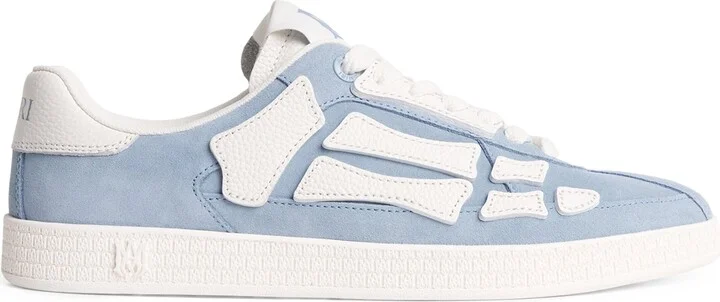 Amiri Leather Pacific Bones Sneakers