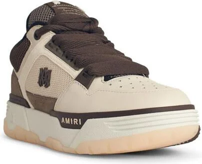 Amiri 'Ma-1' Brown Leather Blend Sneakers - Image 2