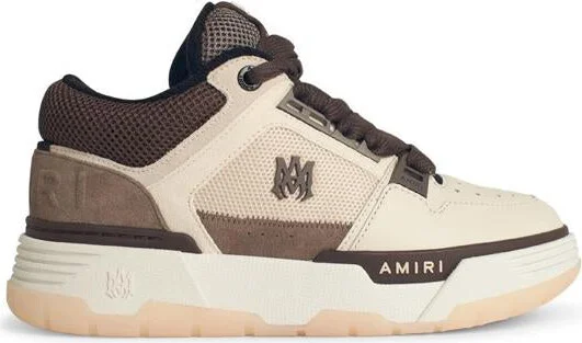 Amiri 'Ma-1' Brown Leather Blend Sneakers