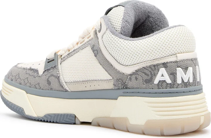 Amiri MA-1 Panelled Denim Sneakers - Image 6