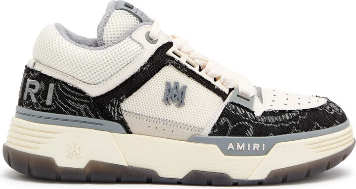Amiri MA-1 Panelled Denim Sneakers