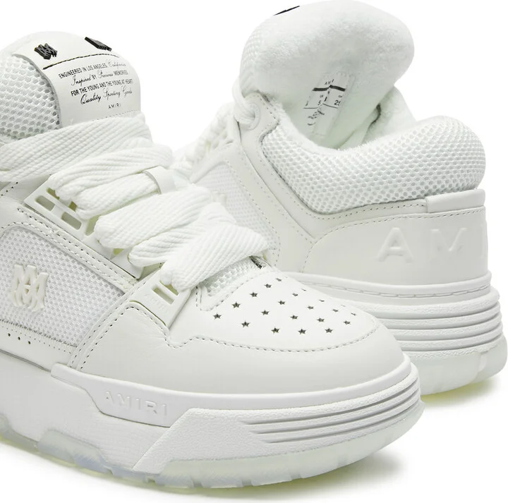 Amiri MA-1 Panelled Leather Sneakers - Image 3