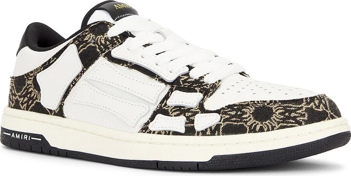 Amiri MA Quad Skeleton Top Low Sneaker in Black - Image 2