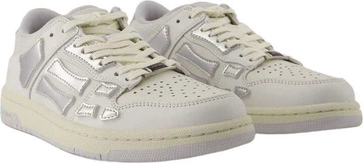 Amiri Metallic Skel Top Low Sneakers - Image 2