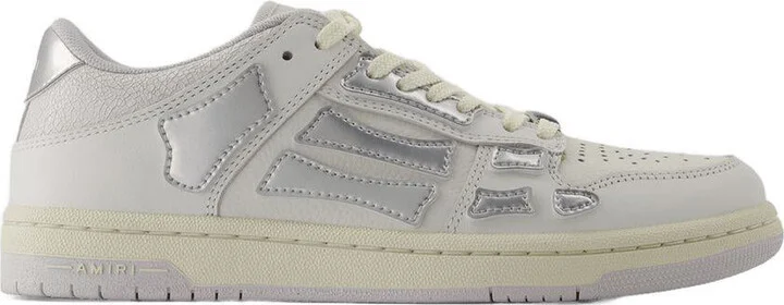 Amiri Metallic Skel Top Low Sneakers