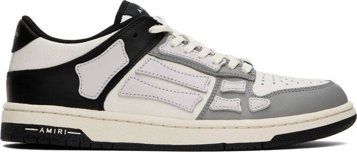 AMIRI Multicolor Two-Tone Skel Top Low Sneakers