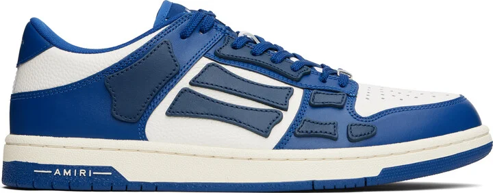 AMIRI Navy & White Skel Top Low Sneakers