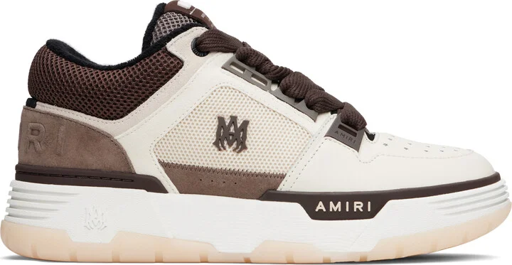 AMIRI Off-White & Brown MA-1 Sneakers