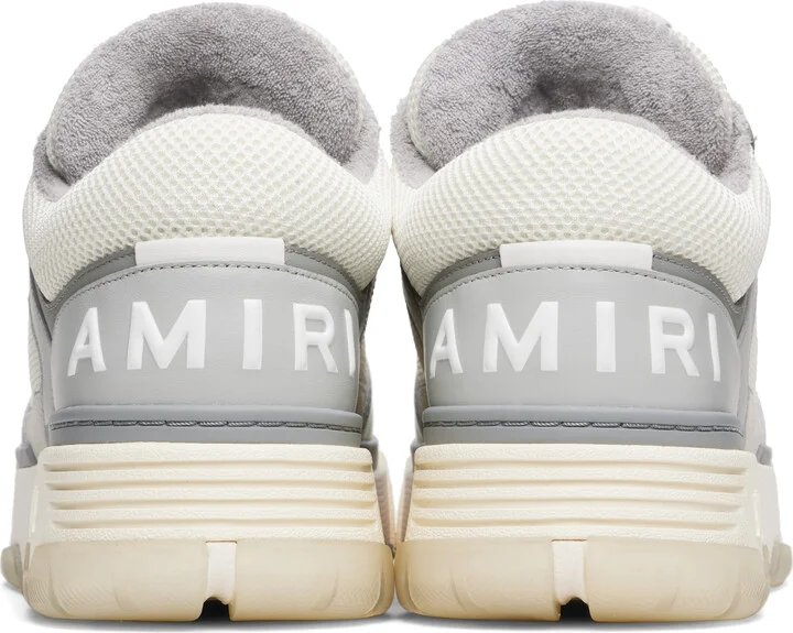AMIRI Off-White & Gray MA-1 Sneakers - Image 2