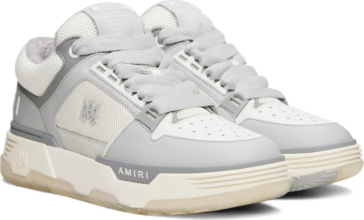 AMIRI Off-White & Gray MA-1 Sneakers - Image 4