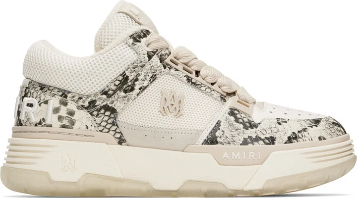 AMIRI Off-White Snake MA-1 Sneakers