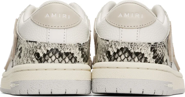 AMIRI Off-White Snake Skel-Top Low Sneakers - Image 2