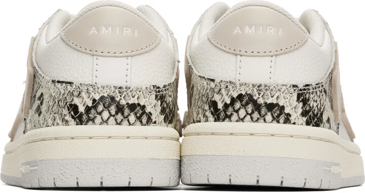 AMIRI Off-White Snake Skel-Top Low Sneakers - Image 2