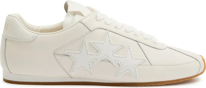 Amiri Pacific Appliquéd Leather Sneakers