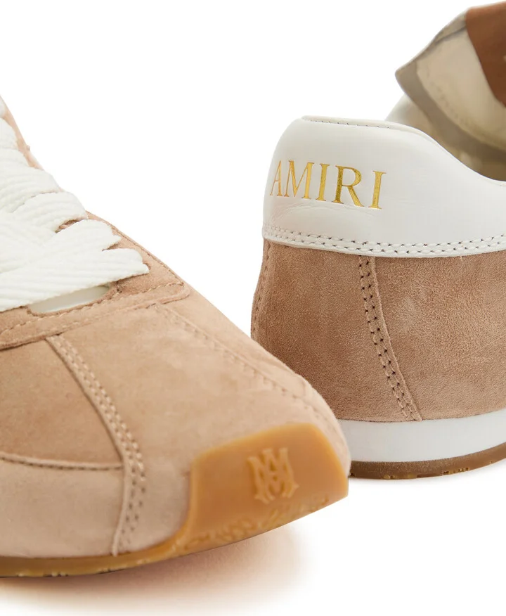 Amiri Pacific Appliquéd Suede Sneakers - Image 4