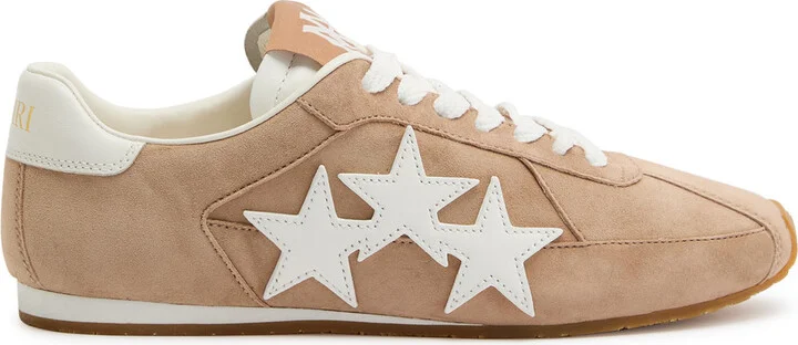 Amiri Pacific Appliquéd Suede Sneakers