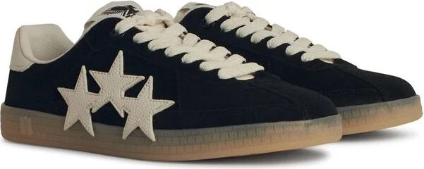 Amiri 'Pacific' Black Leather Sneakers - Image 2