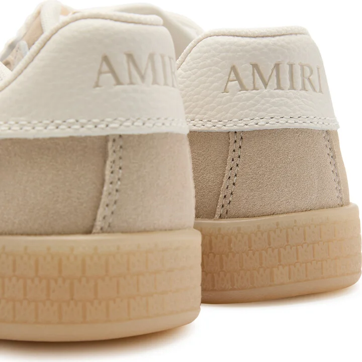 Amiri Pacific Bones Appliquéd Suede Sneakers - Image 8