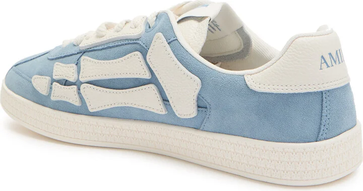 Amiri Pacific Bones Appliquéd Suede Sneakers - Image 2