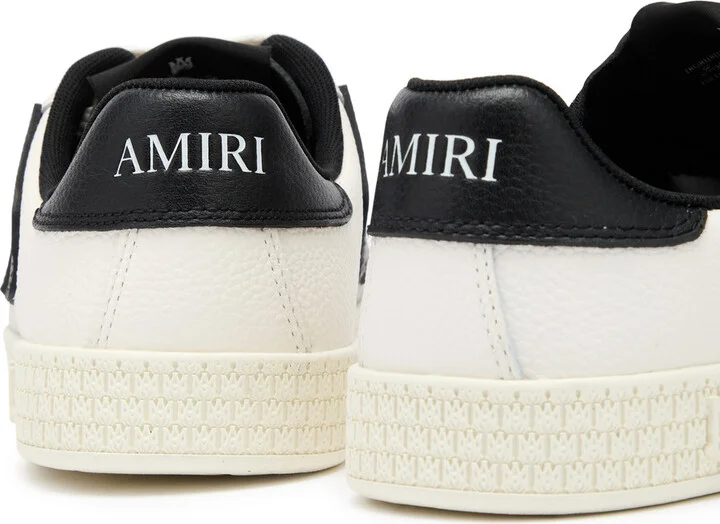 Amiri Pacific Bones Panelled Leather Sneakers - Image 4