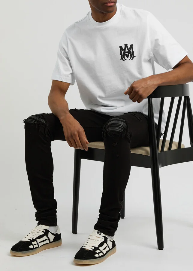 Amiri Pacific Bones Suede Sneakers - Image 5