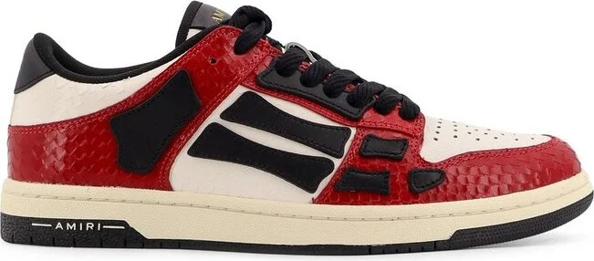 Amiri Panelled Skel Low Top Sneakers