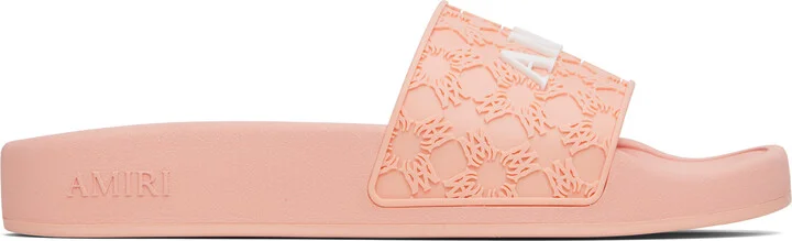 AMIRI Pink MA Quad Pool Slides
