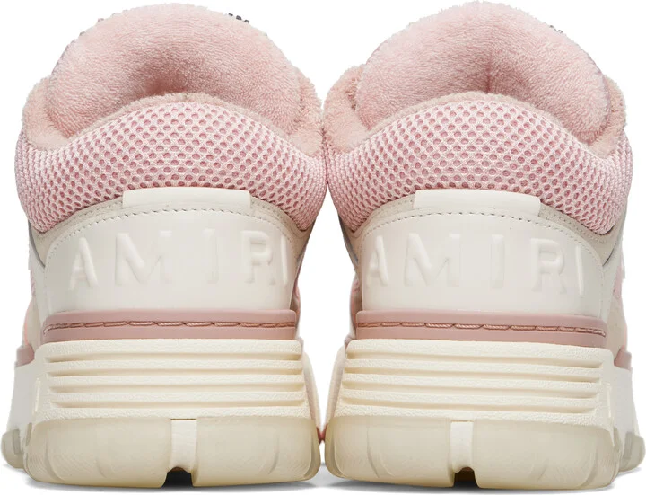 AMIRI Pink & White MA-1 Sneakers - Image 2