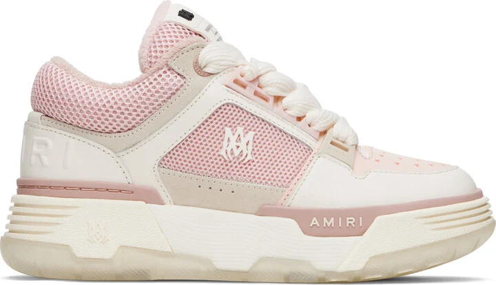 AMIRI Pink & White MA-1 Sneakers