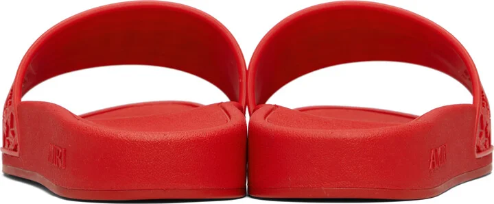 AMIRI Red MA Quad Pool Slides - Image 2
